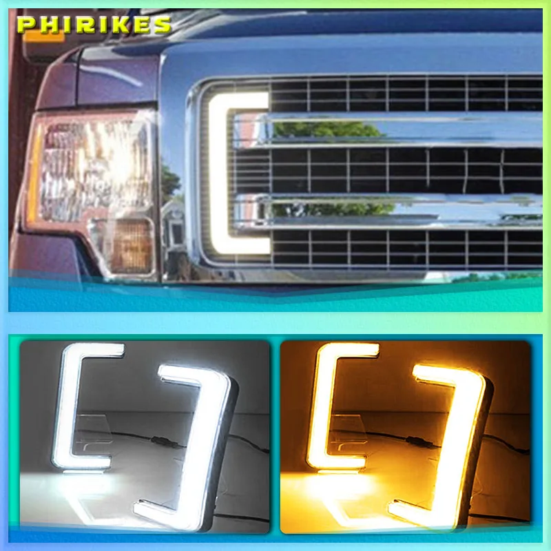 

1 Set Driving Light LED Daytime Running Light Fog Lights DRL car styling For Ford F150 Raptor led day light