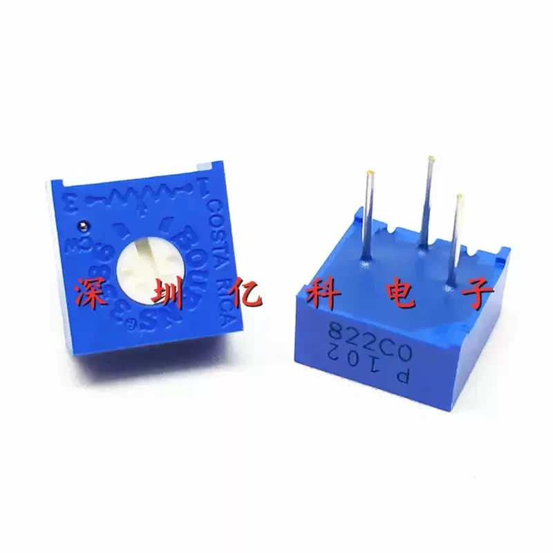 3386P-1-102LF imported from the United States BOURNS precision adjustable resistor/potentiometer P102 1K top adjustment