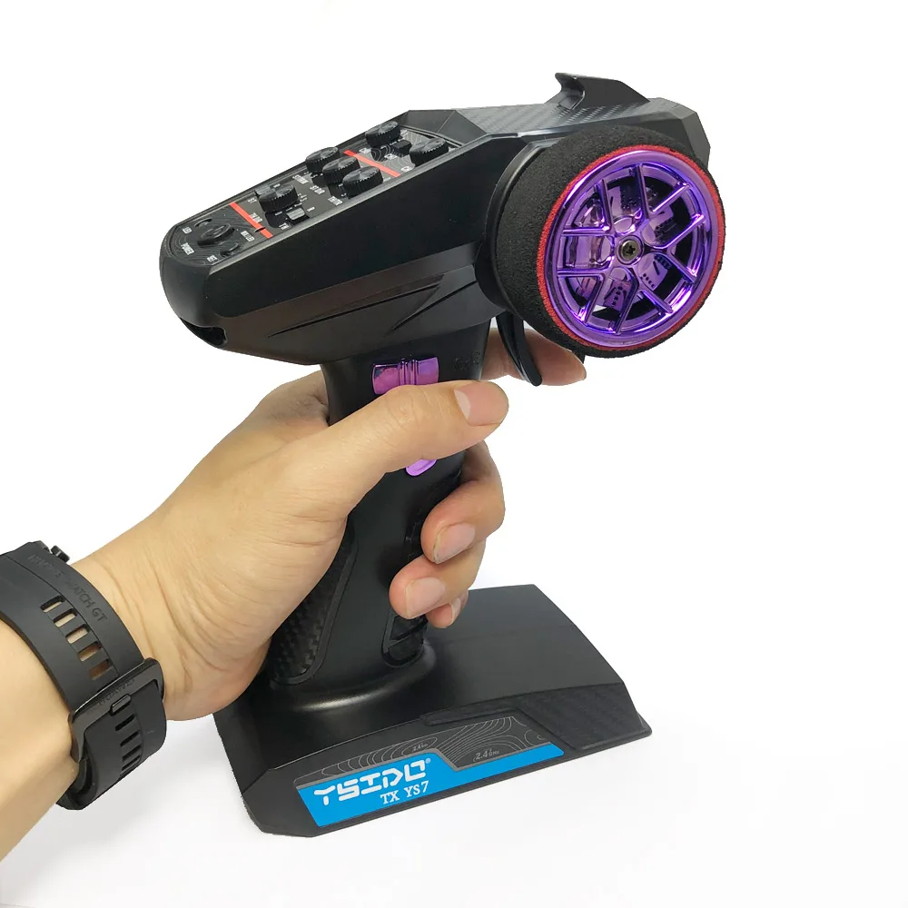 RC Auto Zender 2.4Ghz YS7 7CH YS4 4CH Afstandsbediening Digitale Radio Model Zender met Ontvanger voor RC Crawler RC Boten