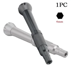 1PC Aluminum Alloy Precision Magnetic Screwdriver Handle Holder Repair Hand Tool For 4mm Hexagon Bayonet Bit Extension Rods 90mm