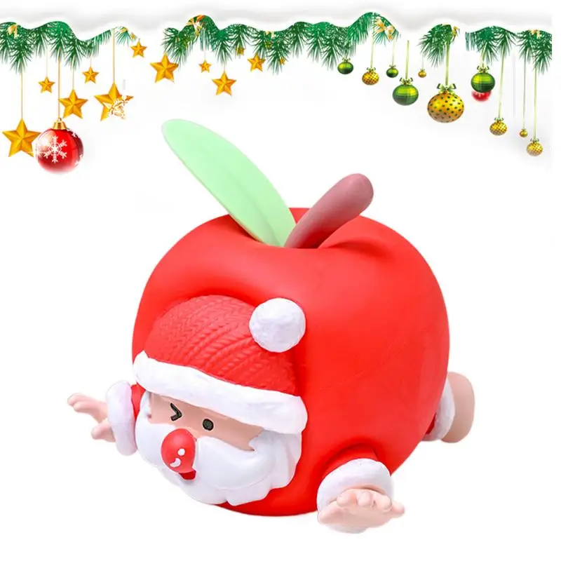 Santa Claus Money Bank ผลไม้น่ารัก Santa Claus ตาราง Figurine งานปาร์ตี้คริสต์มาสอุปกรณ์ Centerpieces ตารางตกแต่งบ้านสําหรับ