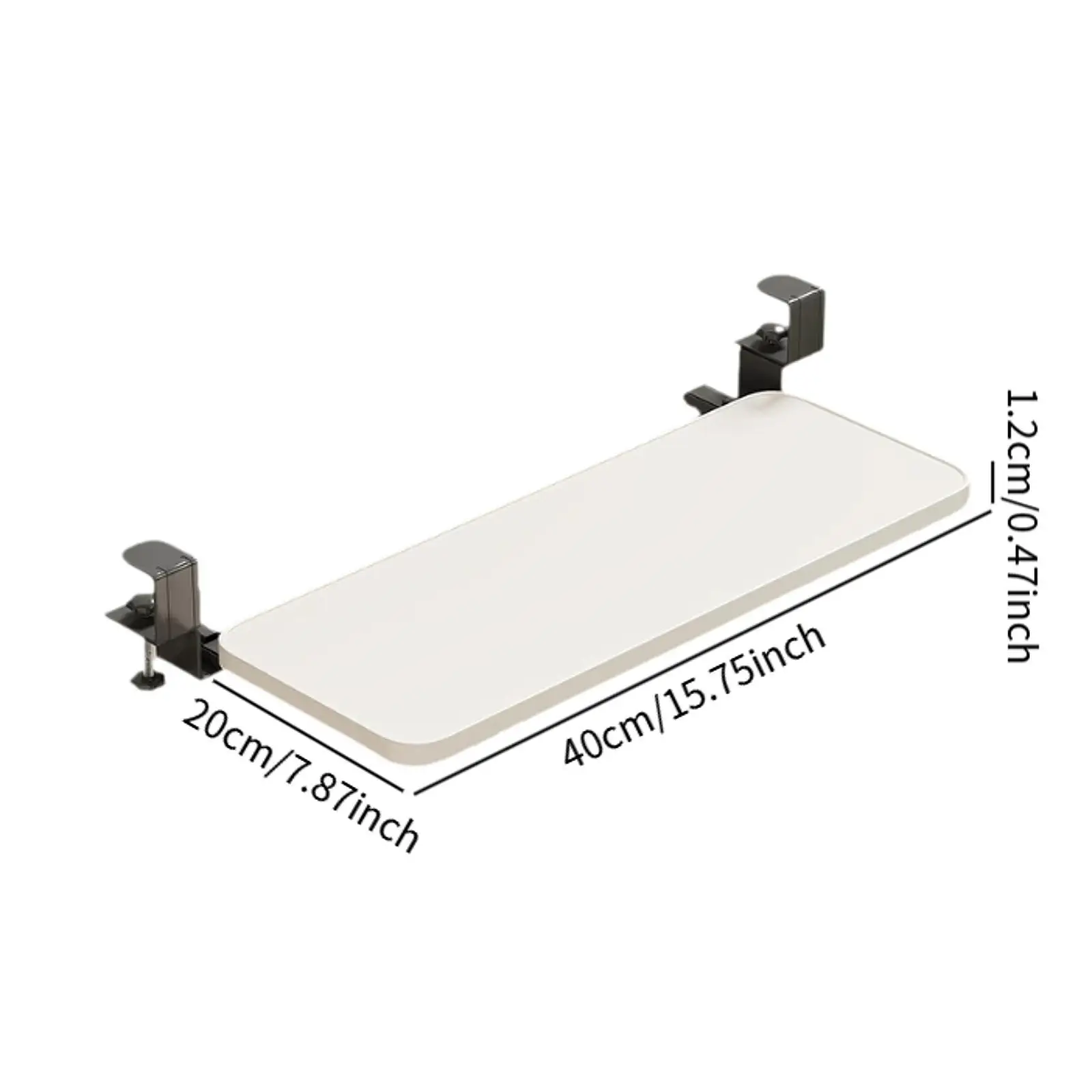 Desk Extender Board Home Office Workstation Organizer Easy Installation Accessories Table Mount Desk Extender Tray Wrist Support