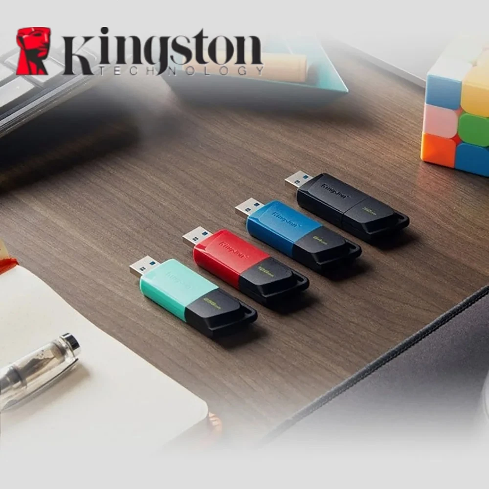 Kingston USB Flash Drive USB 3.2 Gen 1 Pen Drive 64GB 128GB 256GB Flash Disk Mini Key Memory Original Usb Stick3.2 Drives for PC