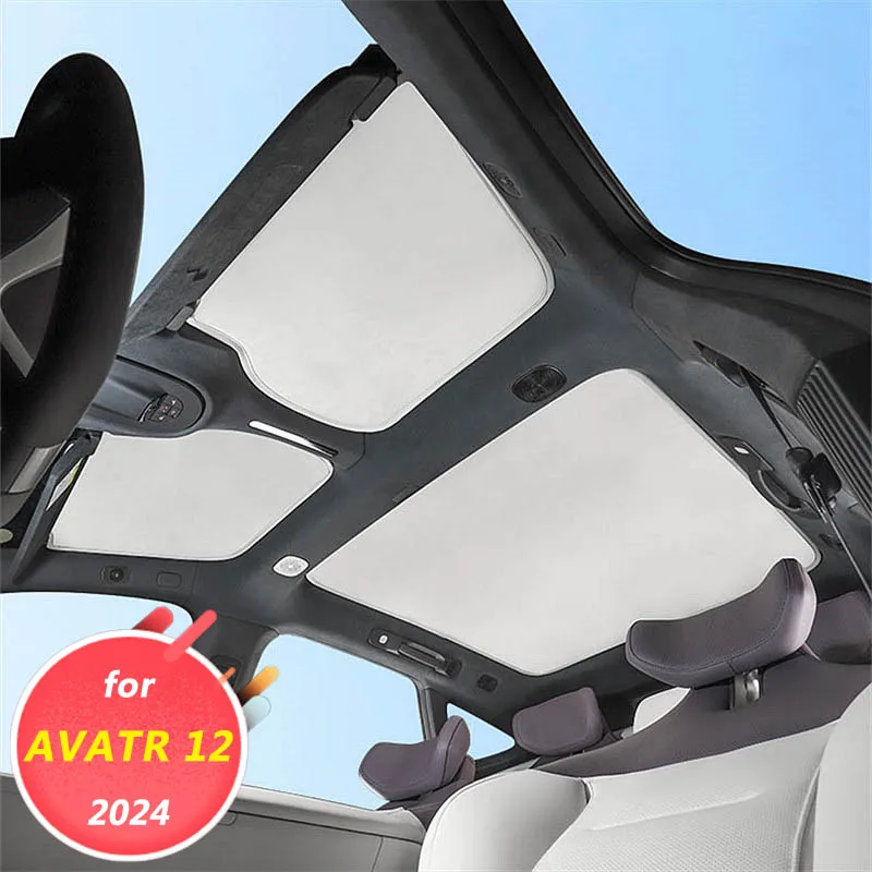 Car interior decoration accessories, roof sunshade cloth, sunshade for AVATR 12 2024