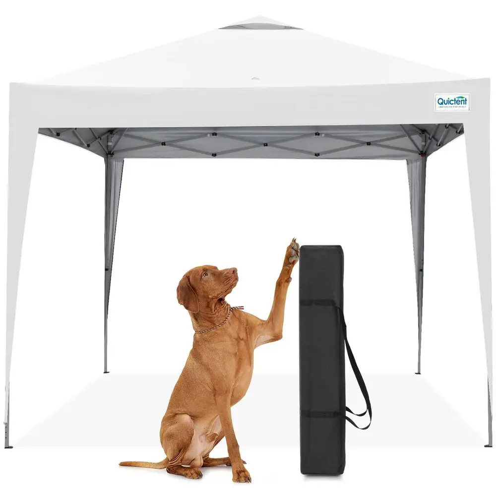 

10x10 Pop Up Canopy Tent Without Sidewall, Instant Setup Gazebo for 1 Person, Portable amp Compact, Waterproof amp UV Protectio