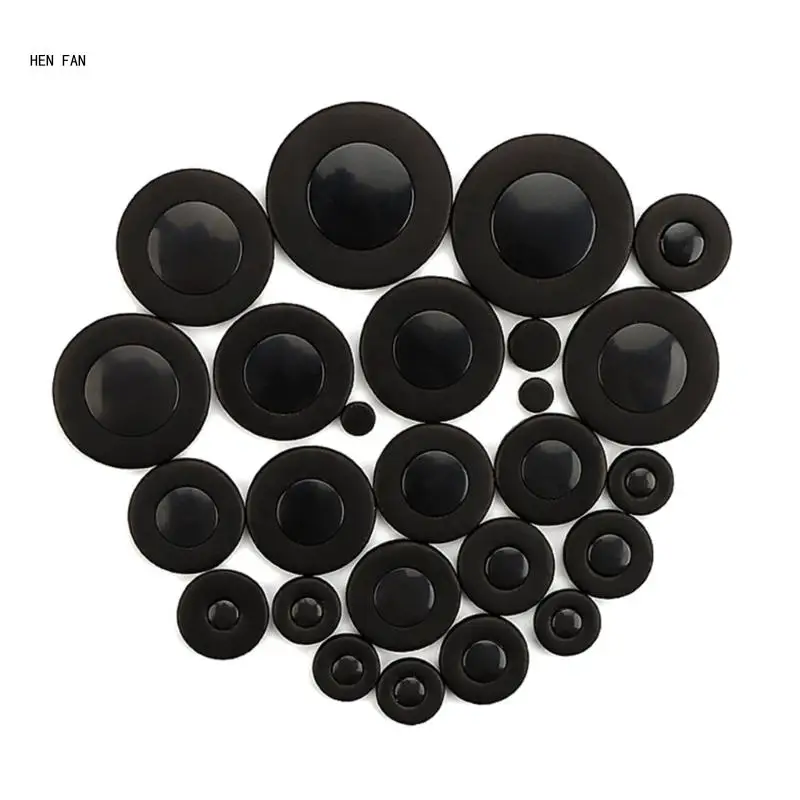 

25Pcs Saxophone Pad Set Sax Leather Pads Professional Assorted Size Saxophone Pad Set for Tenors Altos Soprano Saxophone M89D