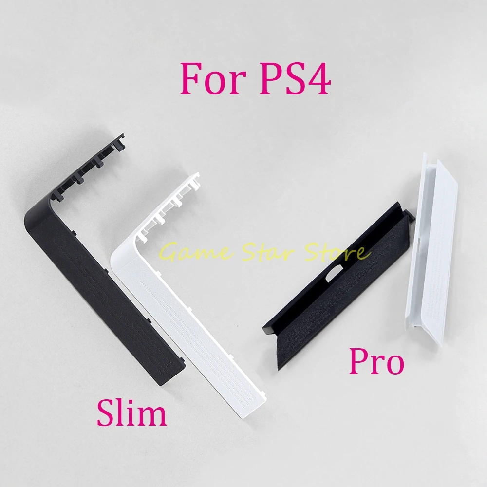 couvercle-de-fente-de-baie-de-disque-dur-hdd-en-plastique-noir-et-blanc-40-pieces-rabat-de-porte-pour-console-playstation-ps4-slim-pro