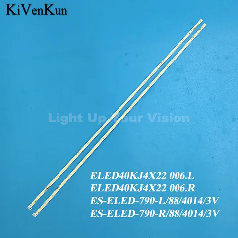 TV LED Array Bar ELED40KJ4X22 006.L,ES-ELED-790-R/88/4014/3V Backlight Strip for DEXP F40B7000K,LSC400HN02-G02