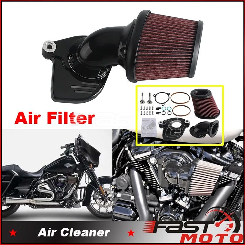 Motorcycle Air Filter Element Air Cleaner Intake Filters For Harley Touring Electra Glide Ultra Road Street Glide Freewheeler