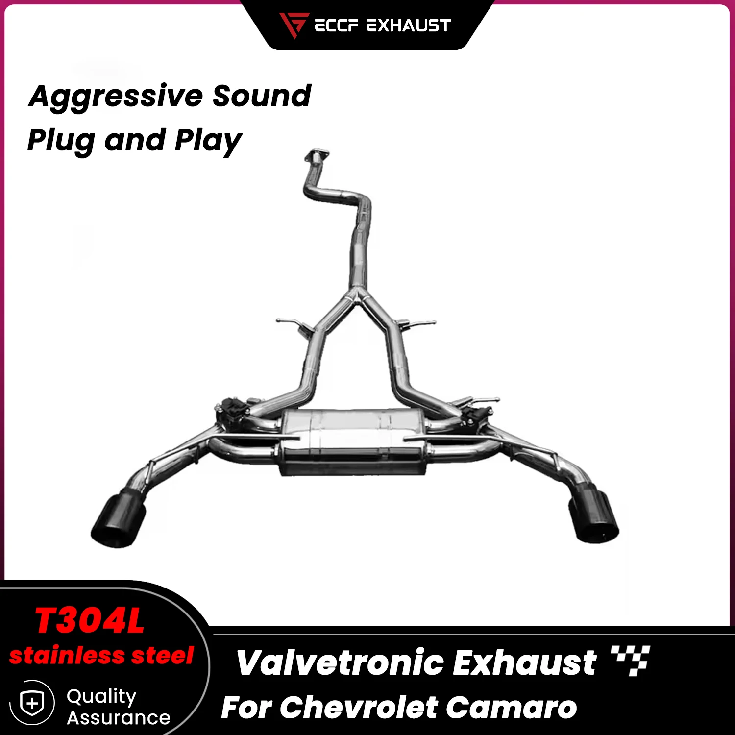 

Aggressive Sound Valvetronic Catback Exhaust for Chevrolet Camaro Unleash Maximum Performance