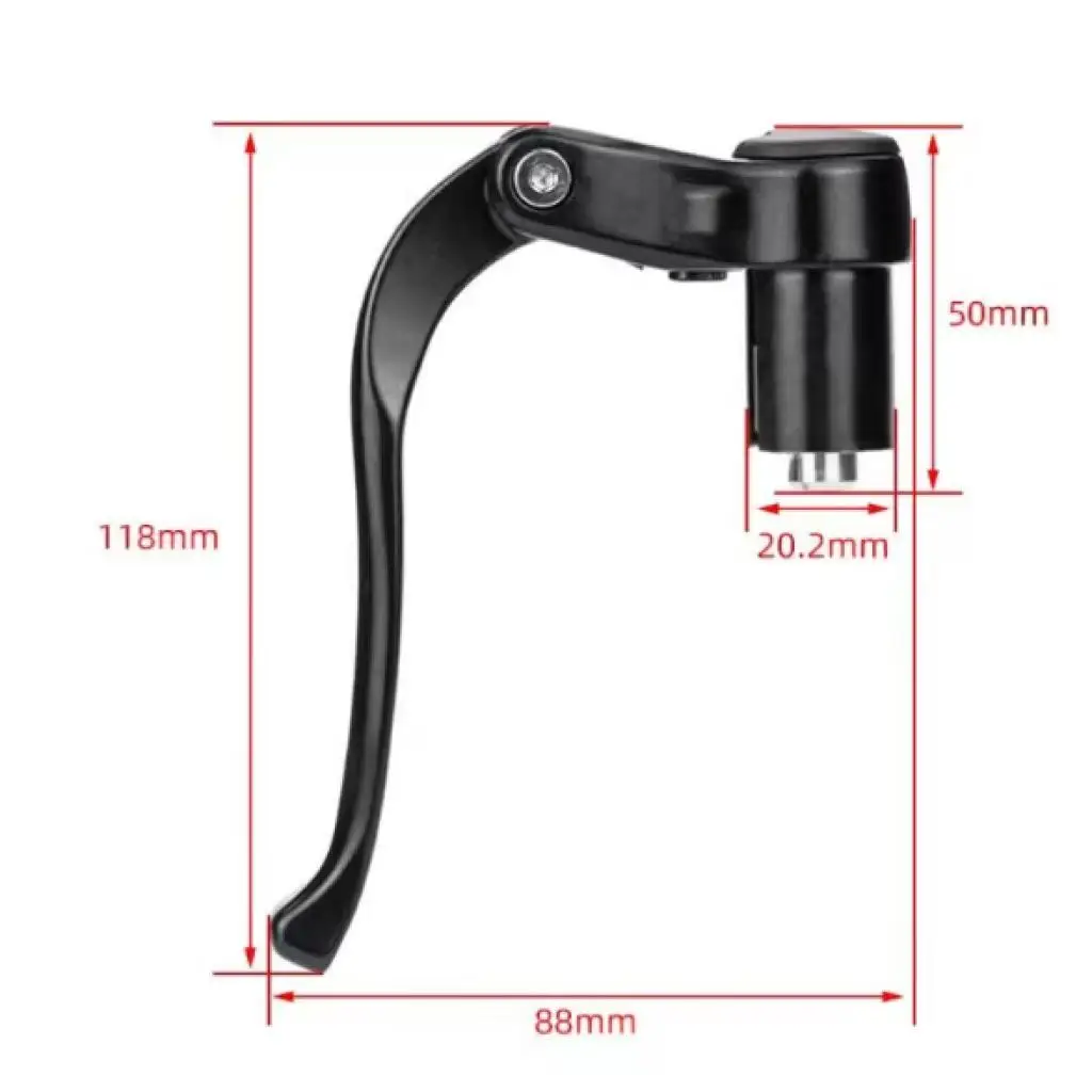 

Mountain Bike Triathlon Bar Arm Rest Brake Lever Set Adjustable Handlebar Brakes Black Aluminum Alloy for Cycling