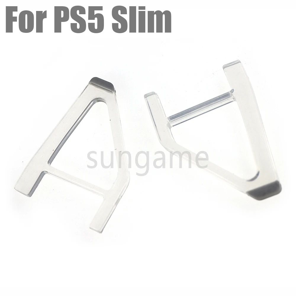 1pair Mini Stand For PS5 Slim Horizontal Triangle Bracket Desktop Placement Stand For PlayStation 5 Slim
