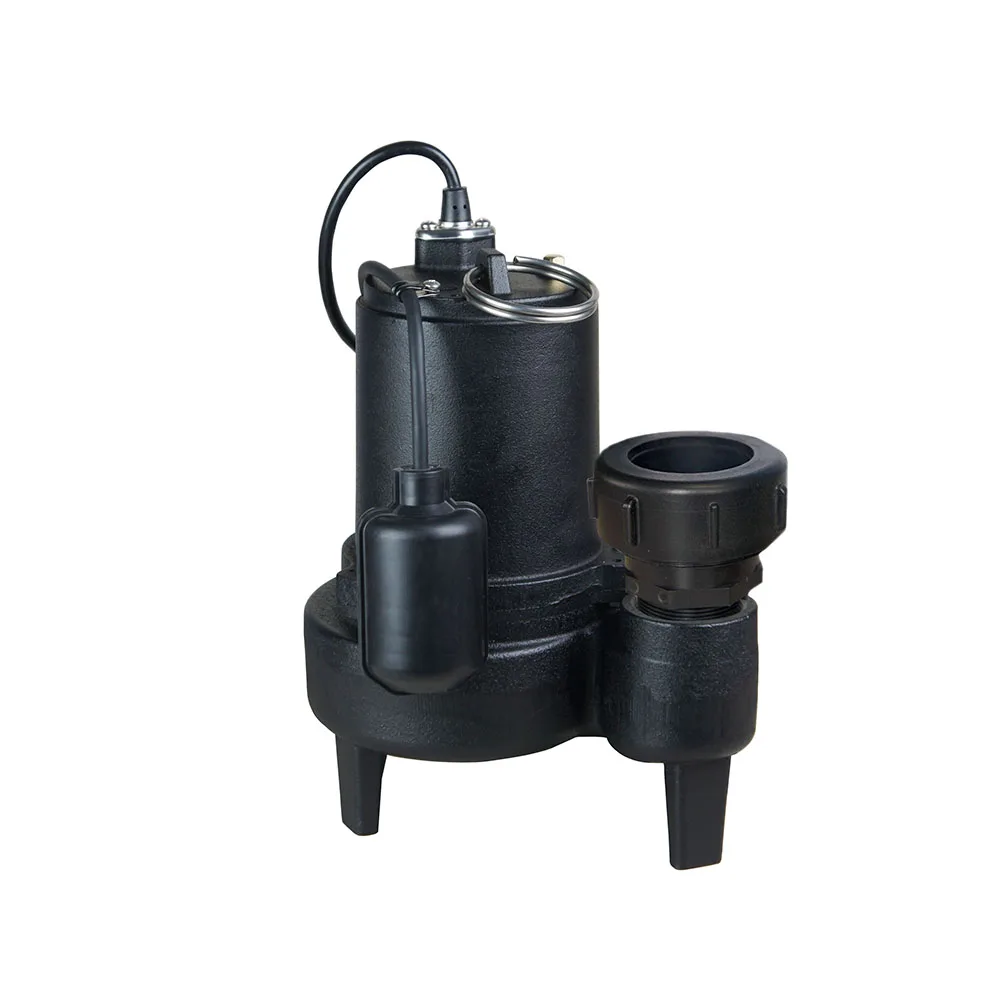 Preço de fábrica 2 '' conexão rápida bomba de esgoto de água submersível de ferro fundido com interruptor flutuante amarrado