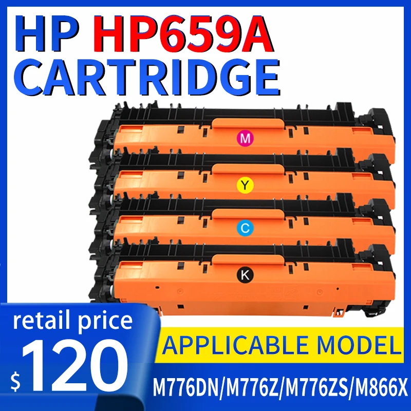 

Suitable for HP HP659A toner cartridge W2010A powder box HP660A large capacity ink cartridge MFP M776dn M776z M776zs M856X color