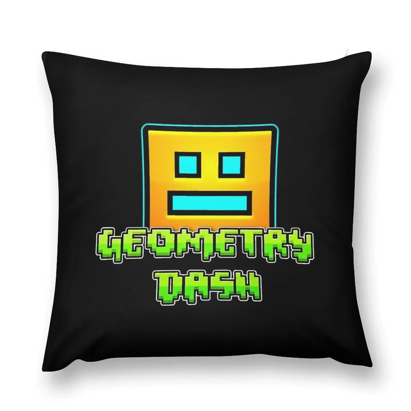 

Geometry Dash Throw Pillow christmas ornaments 2025 Christmas Covers For Cushions pillow