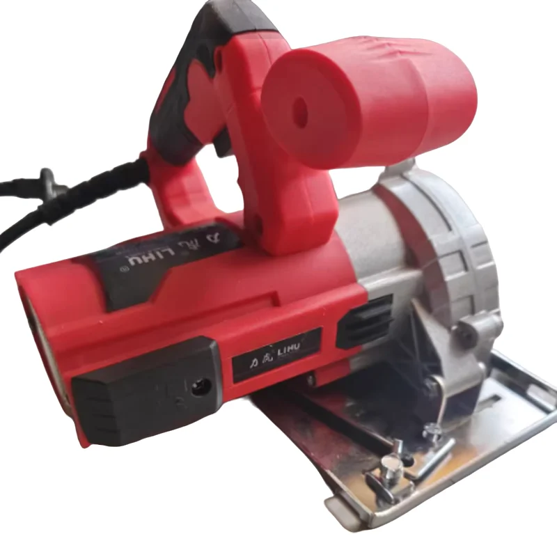Электрическая циркулярная пила 220 В, 1350 Вт, 4 дюйма, 125 мм, многофункциональный режущий станок, беспыльная деревообрабатывающая пила, электроинструмент, 12800 об/мин