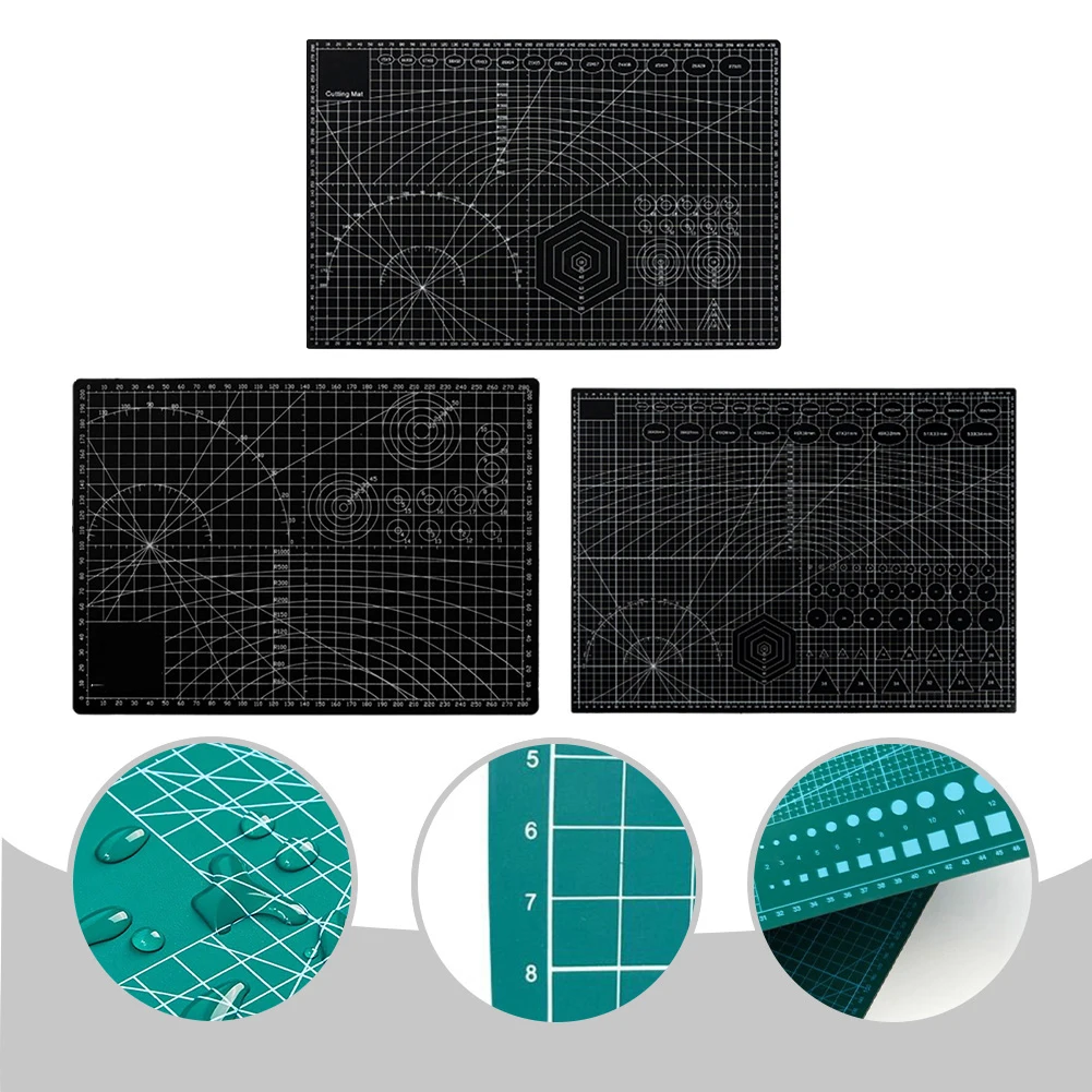 1PCS A2/A3/A4/A5 커팅 매트 문화 및 교육 도구 DIY 수제를위한 양면 커팅 패드 아트 조각 보드