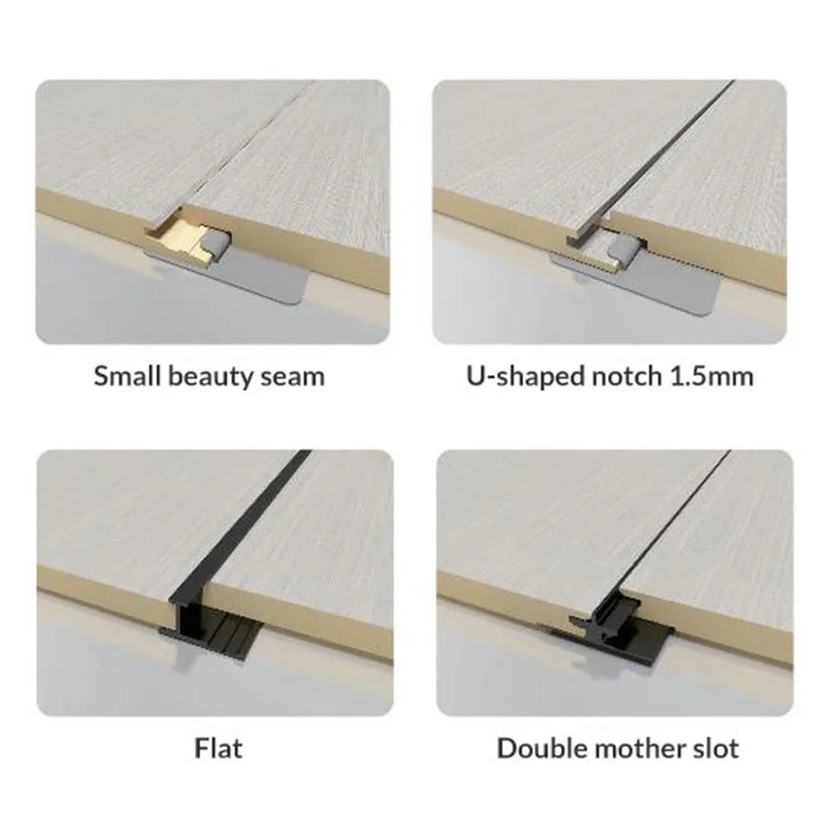 High Quality Waterproof Decorative Wall Panels Custom  Interior Decoration Wpc Wall Paneling Sheet