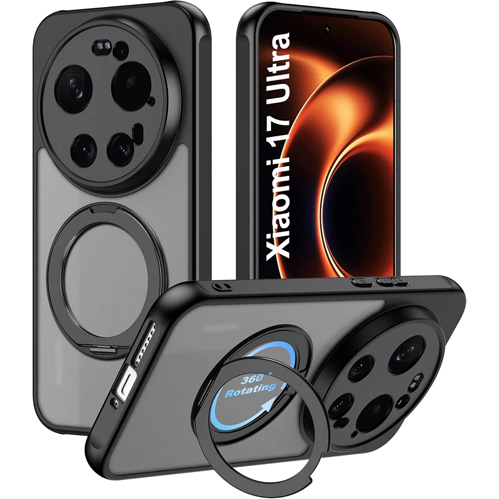 360° Rotating Shockproof Kickstand Hard Magnetic Wireless Ch