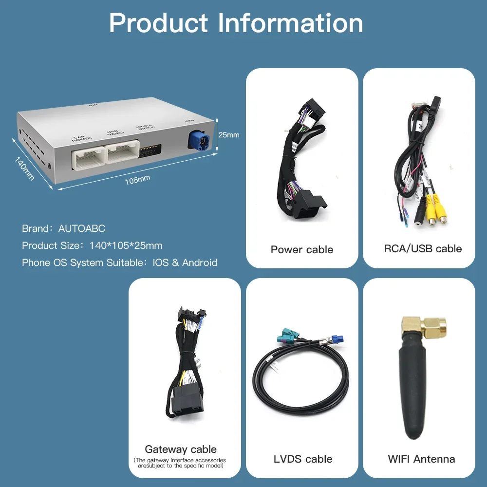 Carplay sem fio android auto para audi a4 b8 a5 q5 2009-2015 com mmi 3g com airplay espelho link navegação bluetooth