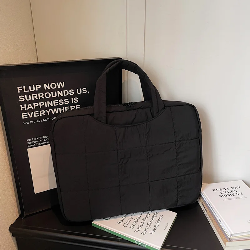 Korean-style new fresh and stylish laptop bag for female office workers commuting and carrying tabletsipadStorage handbag