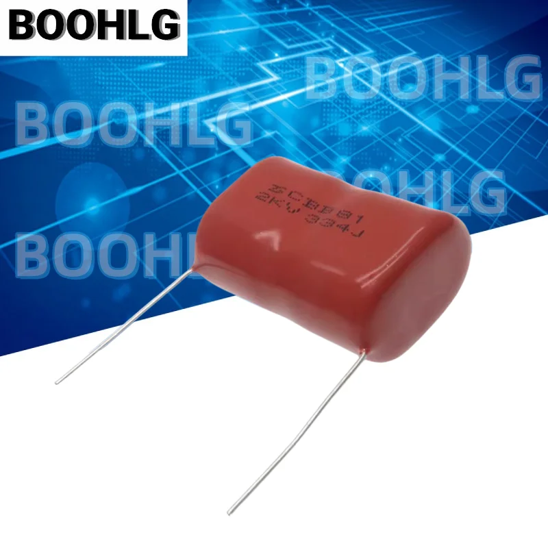 5pcs Metallized Polypropylene Film Capacitor CBB81 2000V 334J 2KV 334   0.33UF  330NF  Pitch 25mm