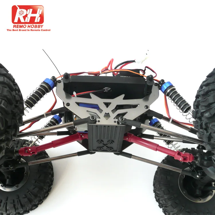 Rc Auto 1:10 High-Performance Off-Road Klimmende Afstandsbediening Voertuig Off-Road Rotsklimmen Met Brede Poten Rtr Klaar Om Te Spelen