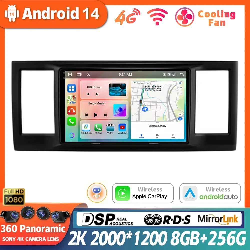 

Android 14 Carplay Auto For Volkswagen Caravelle 6 T6.1 T6 2015 - 2020 Car Radio Multimedia Player Navigation GPS Bluetooth 5.0