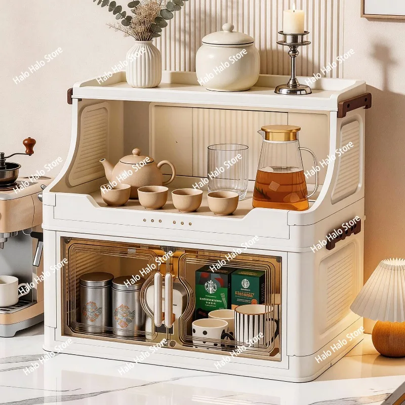 Cup holder, desktop countertop, water cup, teacup, tea set, special placement rack, coffee cup storage, side cabinet, storage