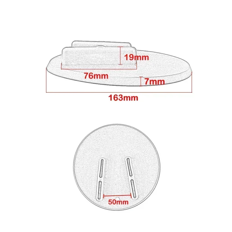 Motorcycle Kickstand Pad Kick Stand Coaster Puck  For Harley Davidson Touring Sportster Motorcycle Equipments Parts