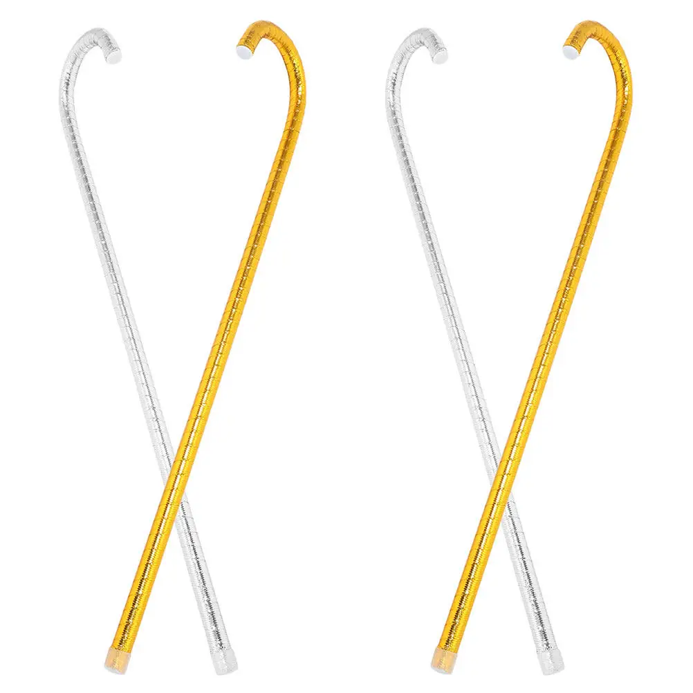 

Набор из 4 танцевальных тростей-костылей: легкие и элегантные костыли для джазовых выступлений, вечеринок, косплея, карнавалов и фотосессий