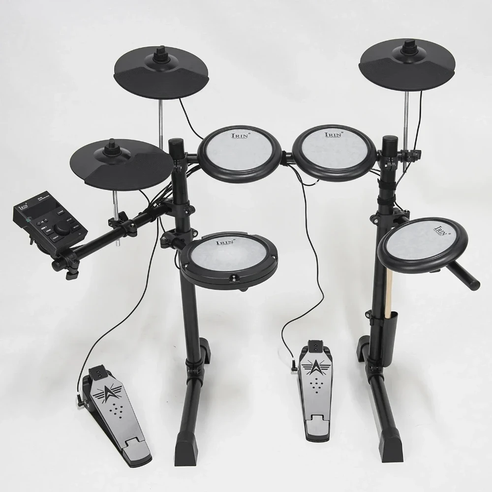 Electric Drum Set Convenient 300 Sounds 5 Drum 3 Cymbal Silicone With BT And USB MIDI Connection Percussion Music Instrument