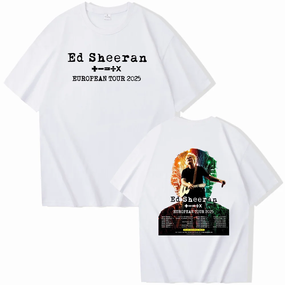 شيران جولة أوروبية 2025 تي شيرتات قصيرة الاكمام Harajuku س الرقبة الصيف قميص غير رسمي المشجعين هدية بلايز المتضخم تي شيرت Pro Choice #2