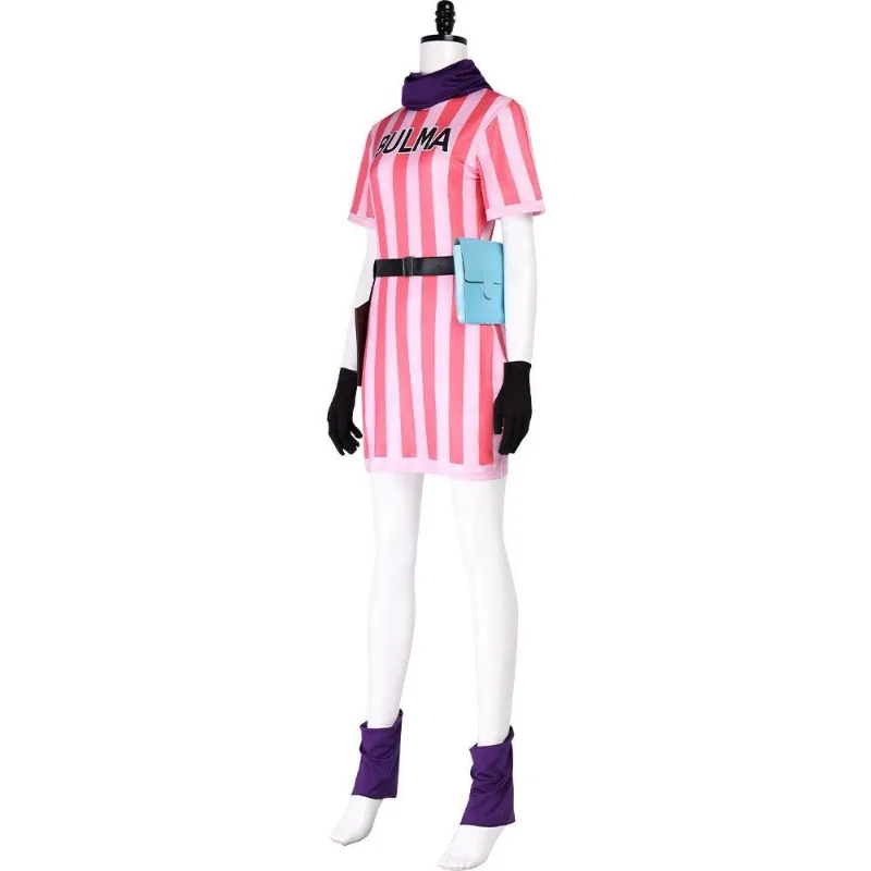 Nowe gadżety z anime Dragon Ball, Bulma, Son Goku, urocza sukienka z kreskówki dla dziewczynek, personalizowany, kreatywny kostium na Halloween do cosplayu
