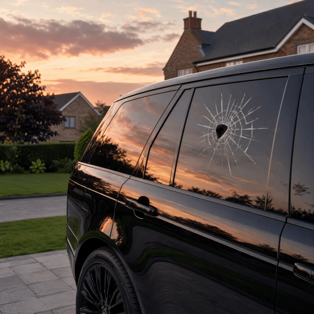 Waterproof Broken Window Stickers Reusable Auto Decal Broken Glass Decal Personalized Simulated Broken Glass Window Decals Study