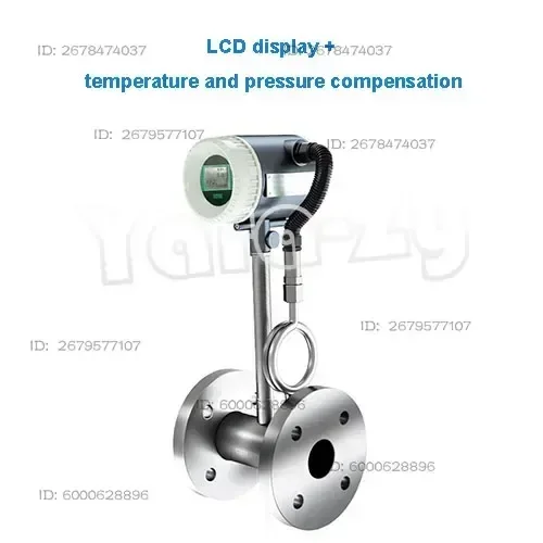 Vapor Compressed Air LUGB Vortex Flowmeter Natural Gas Gas Nitrogen Gas Sewage Flowmeter