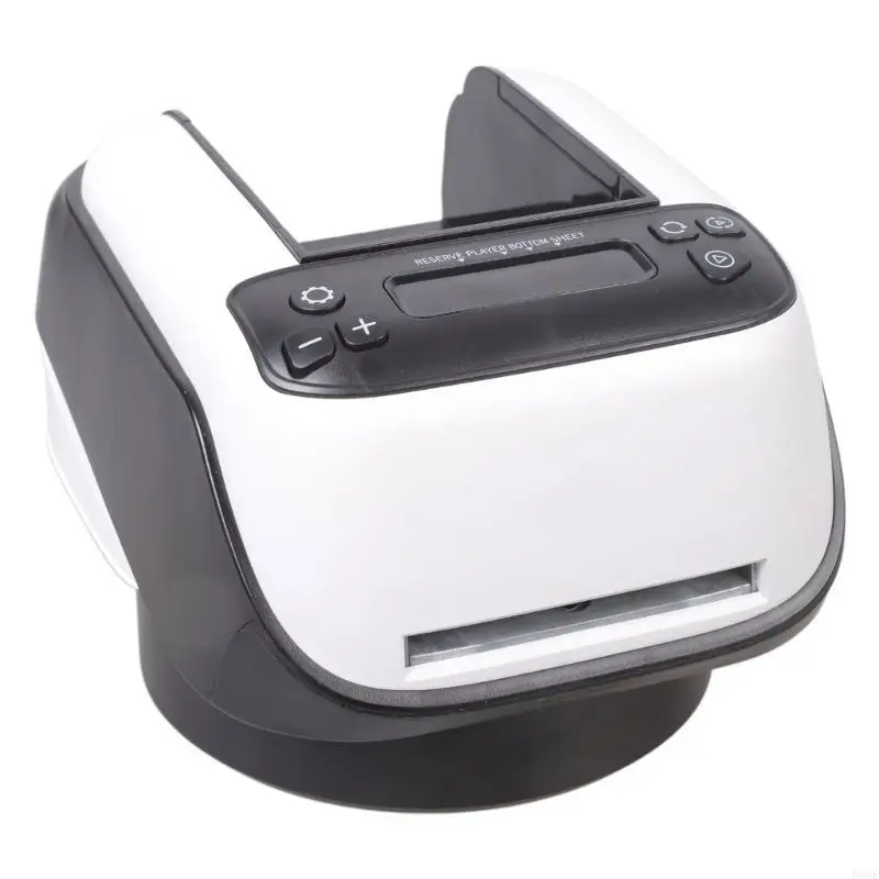 360 Rotating Electric Card Dispenser Shuffler for Family Entertainment
