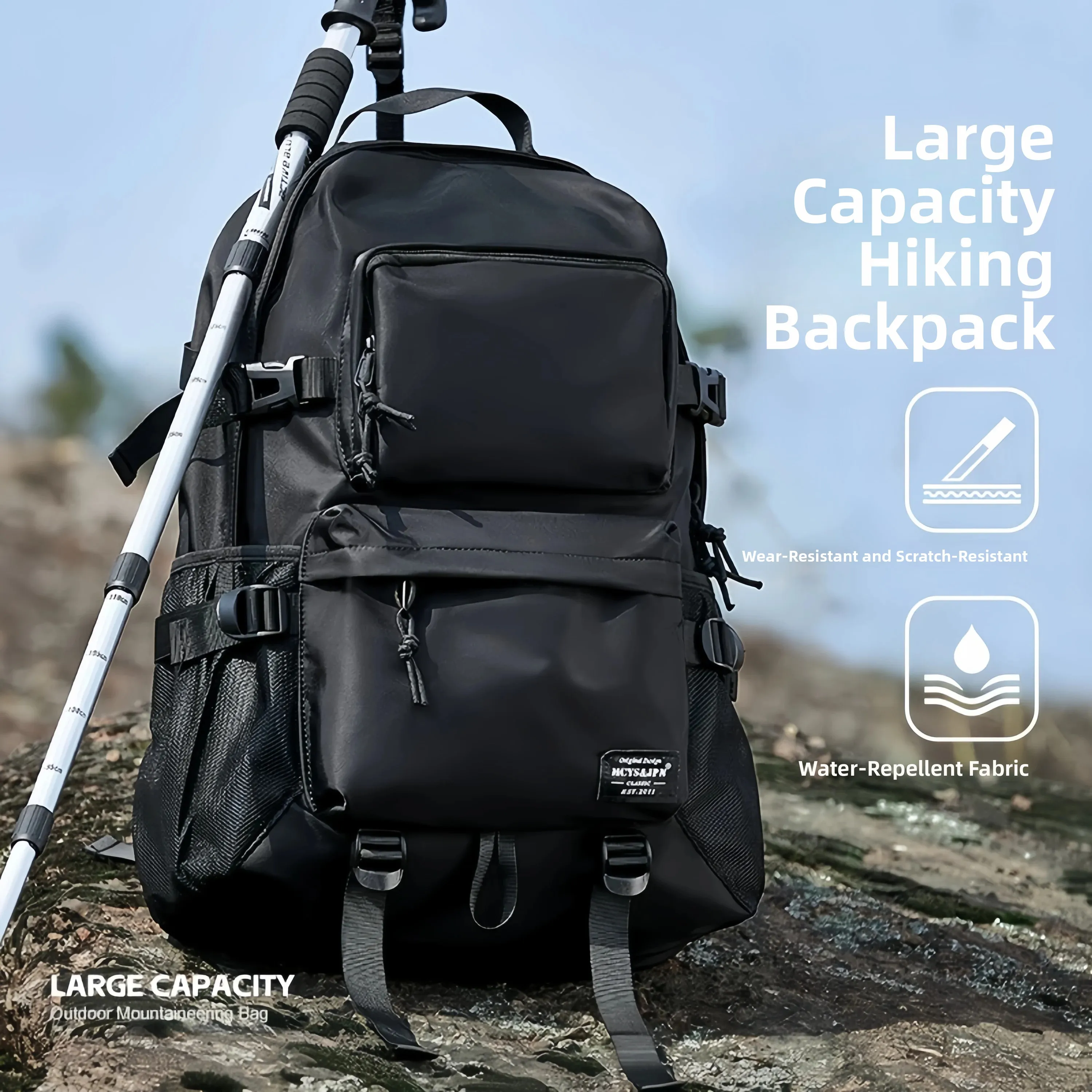 men's-hiking-backpack-16-inch-computer-travel-bag-lightweight-large-capacity-double-shoulder-strap-british-style-waterproof