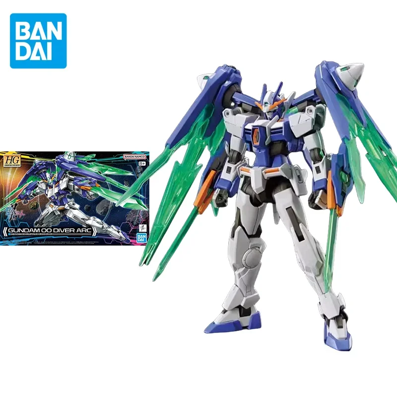 

Bandai Оригинальная фигурка GUNDAM BUILD METAVERSE Anime HG 1/144 GUNDAM 00 DIVER ARC, Коллекционная модель, игрушки, подарок для детей