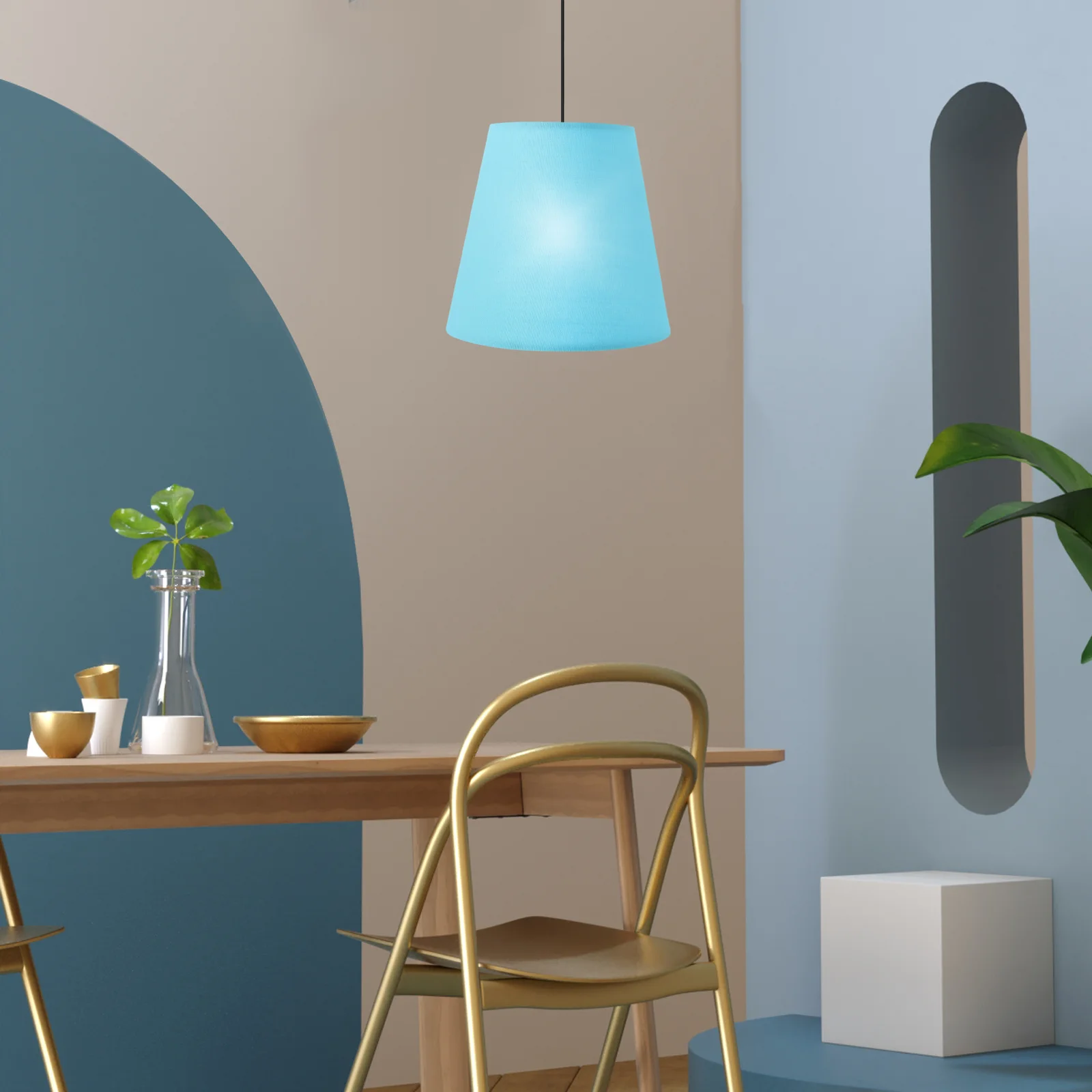 

Table Lamp Shade Soft Fabric Iron Clip-on Durable Light Cover Bedroom Living Room Household Lampshade Decorative Replacement