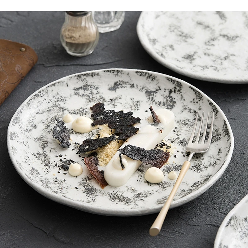 

Японская керамическая обеденная тарелка, сашими, суши, ресторан, основное блюдо, стейк, домашняя кухня, декор для еды, посуда