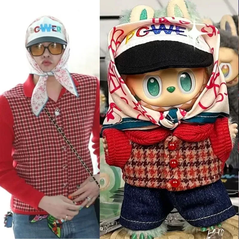 

2025 GD bubu baby clothes 17cm Bubu G-Dragon clothes suit 123 generation vinyl dolls can be changed handsome. doll clothes
