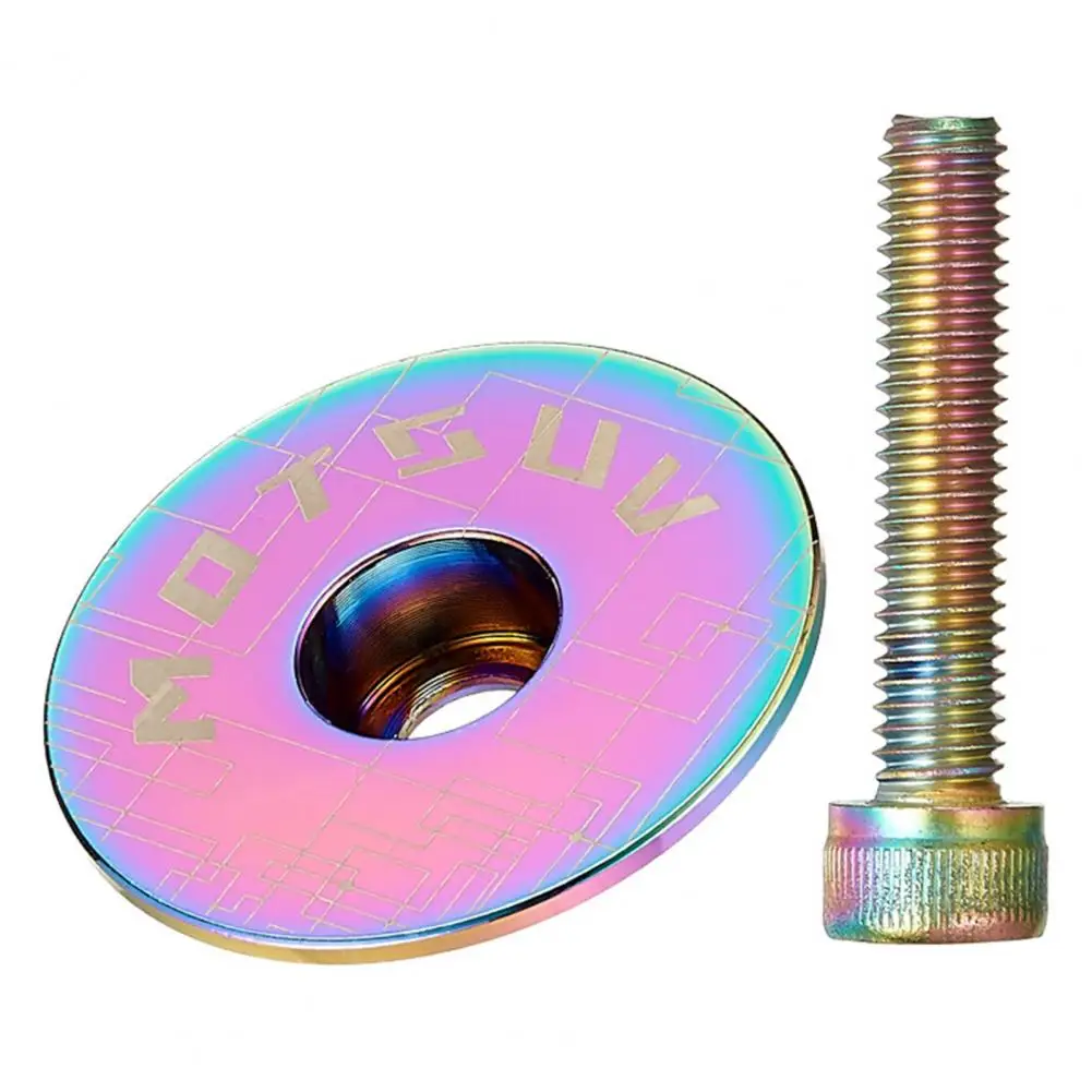 Mountain Bike Diamond MTB Stem Top Cap Bicycle Headset Cover Lightweight Dedicated Stem Headset Top Cap Refit Supplies