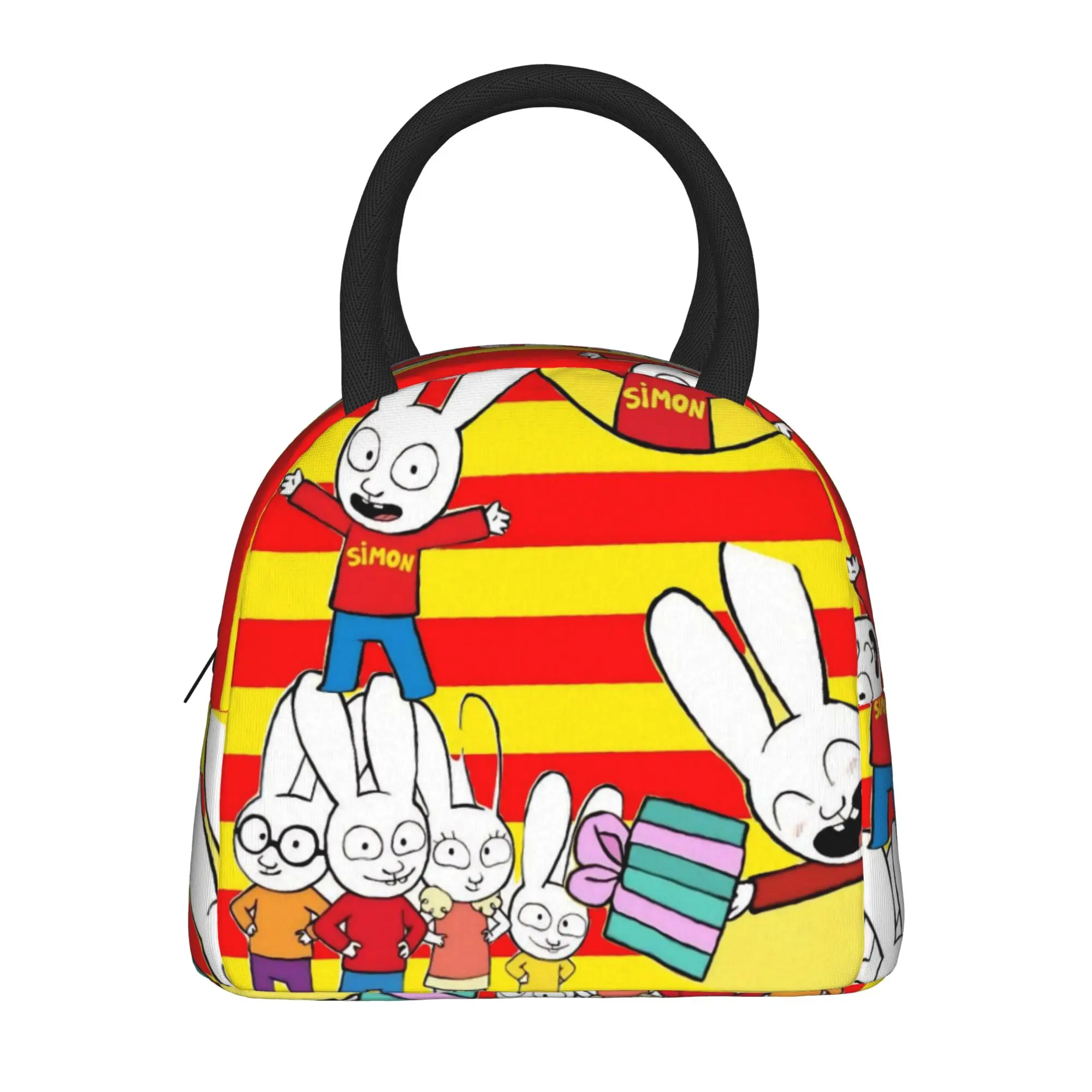 Simon Super Rabbit Product Insulated Lunch Bag For Work  Food Container Portable Cooler Thermal Lunch Box
