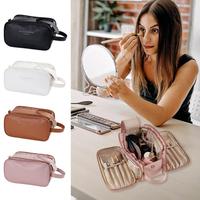 Traveling Cosmetic Bag Makeup Case Cosmetic Organizer Waterproof Makeup Organizer Bag With Handle Cosmetic Bag Large Capacity