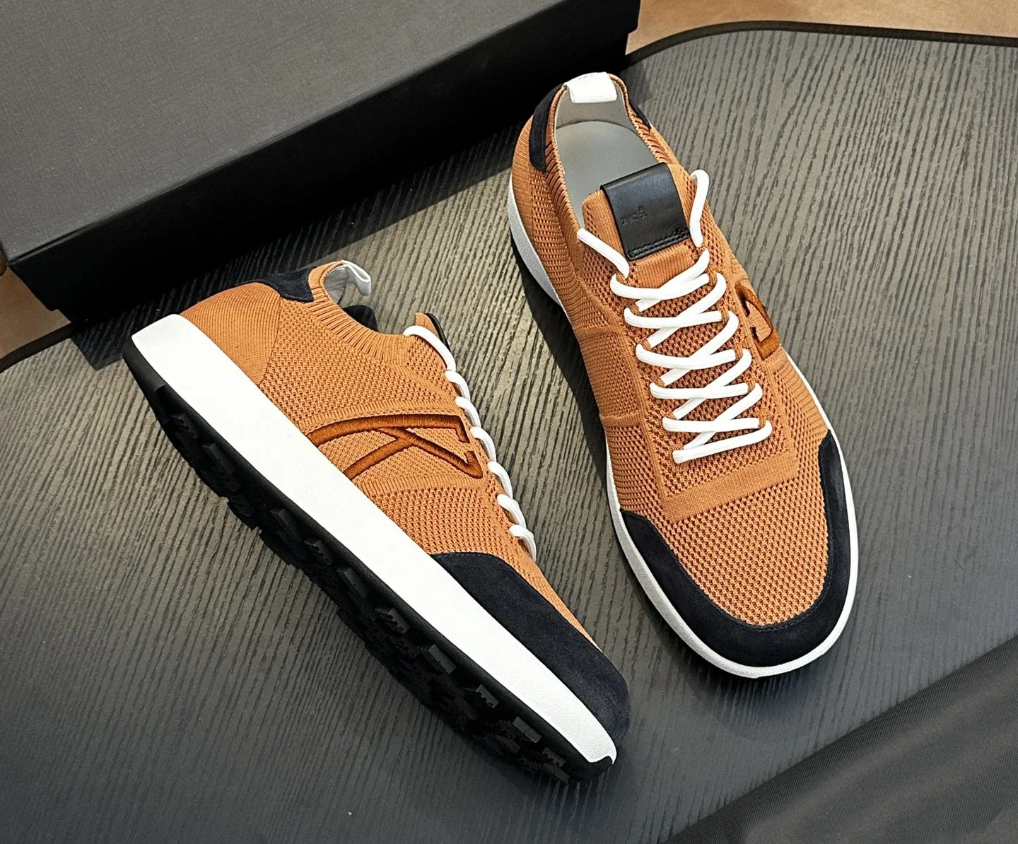 OECHSLI Shoes knitting cow 2025 new Casual comfort outdoors quality Breathable sports work Men‘s European big size 39-46