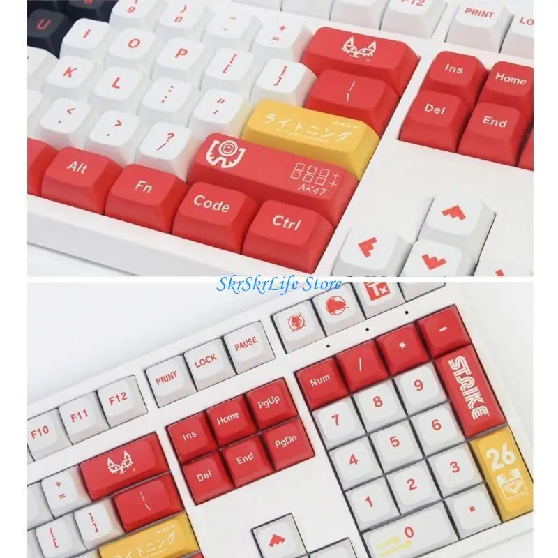 

E65E Bloodsport Keycaps PBT Dye Процесс процесс сублимации Keycap 120Key XDA Профиль для механической установки клавиатуры