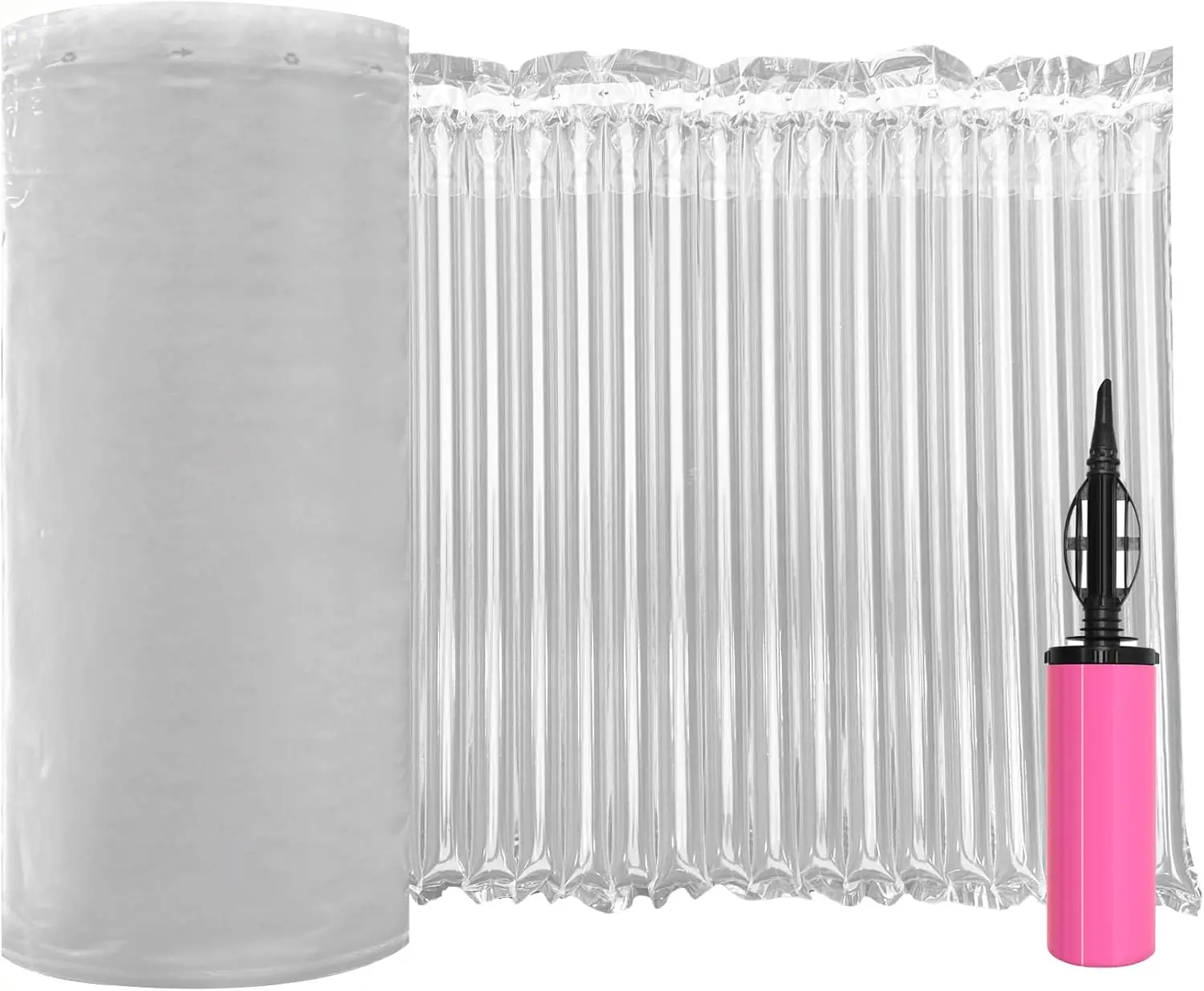 

Large Bubble Cushioning Wrap for Packing, 15.75''*328' Inflatable Air Pillows for Shipping & Moving Heavy Duty Space