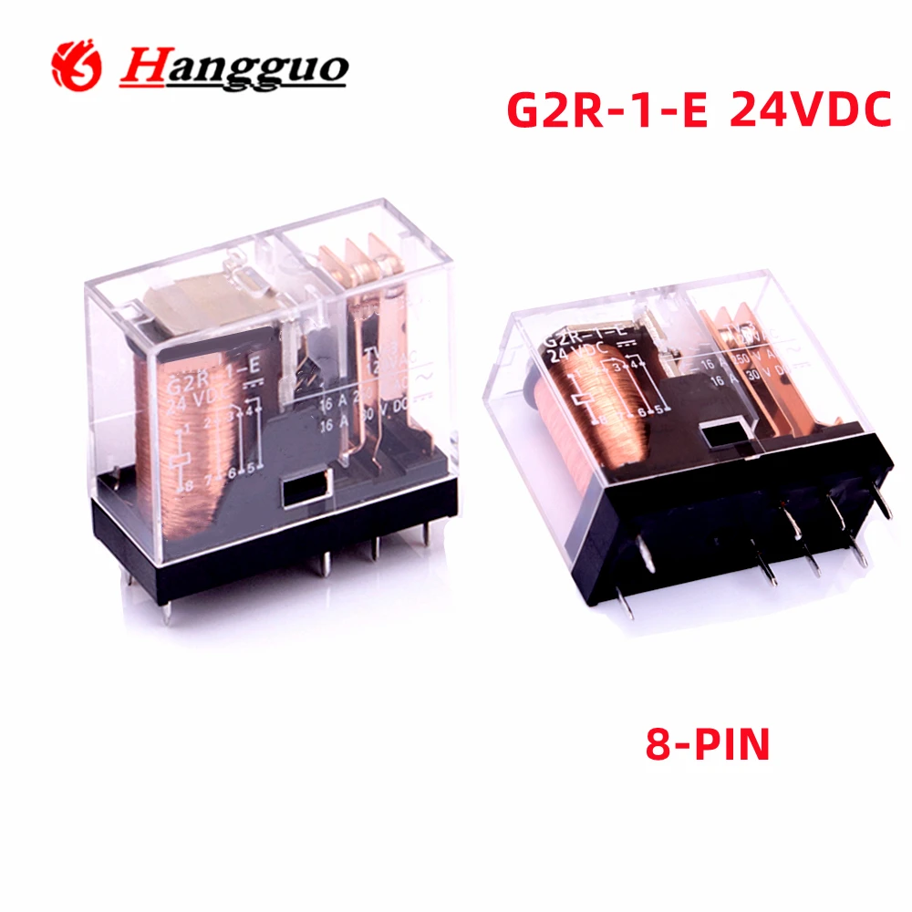 5PCS/Lot Original G2R-1-E 8 PIN G2R-1-E-DC12 G2R-1-E-DC24 16A 250V G2R-1 2 1A 1-EN 12VDC 24VDC DC12V DC24V Relay Best quality