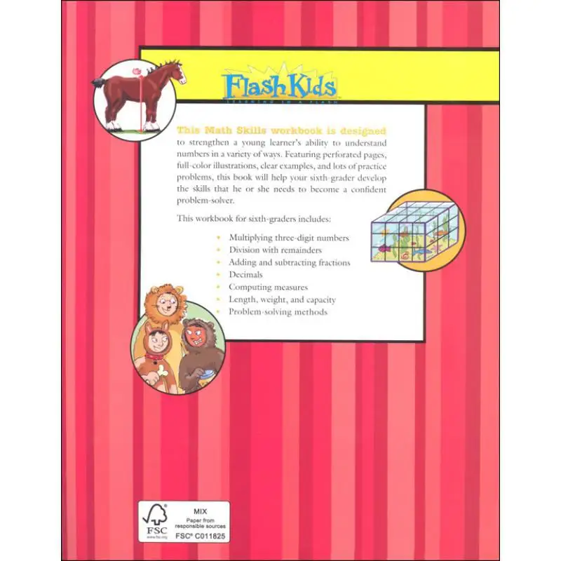 

Flash KidsMath навыки 6 классов Flash Kids 9781411401112 Книга